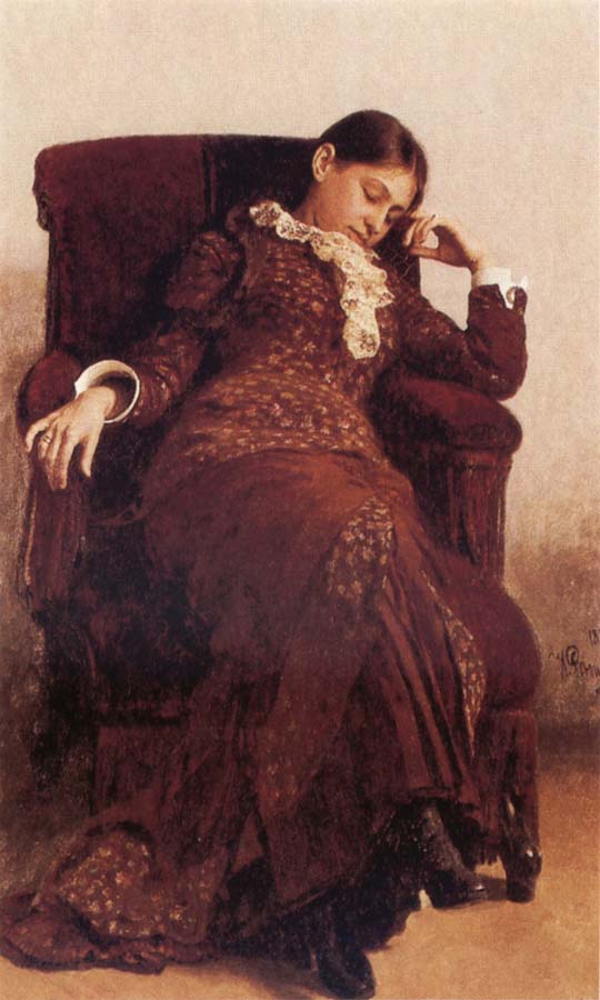 Portrait of Vera Alekseevna Repina